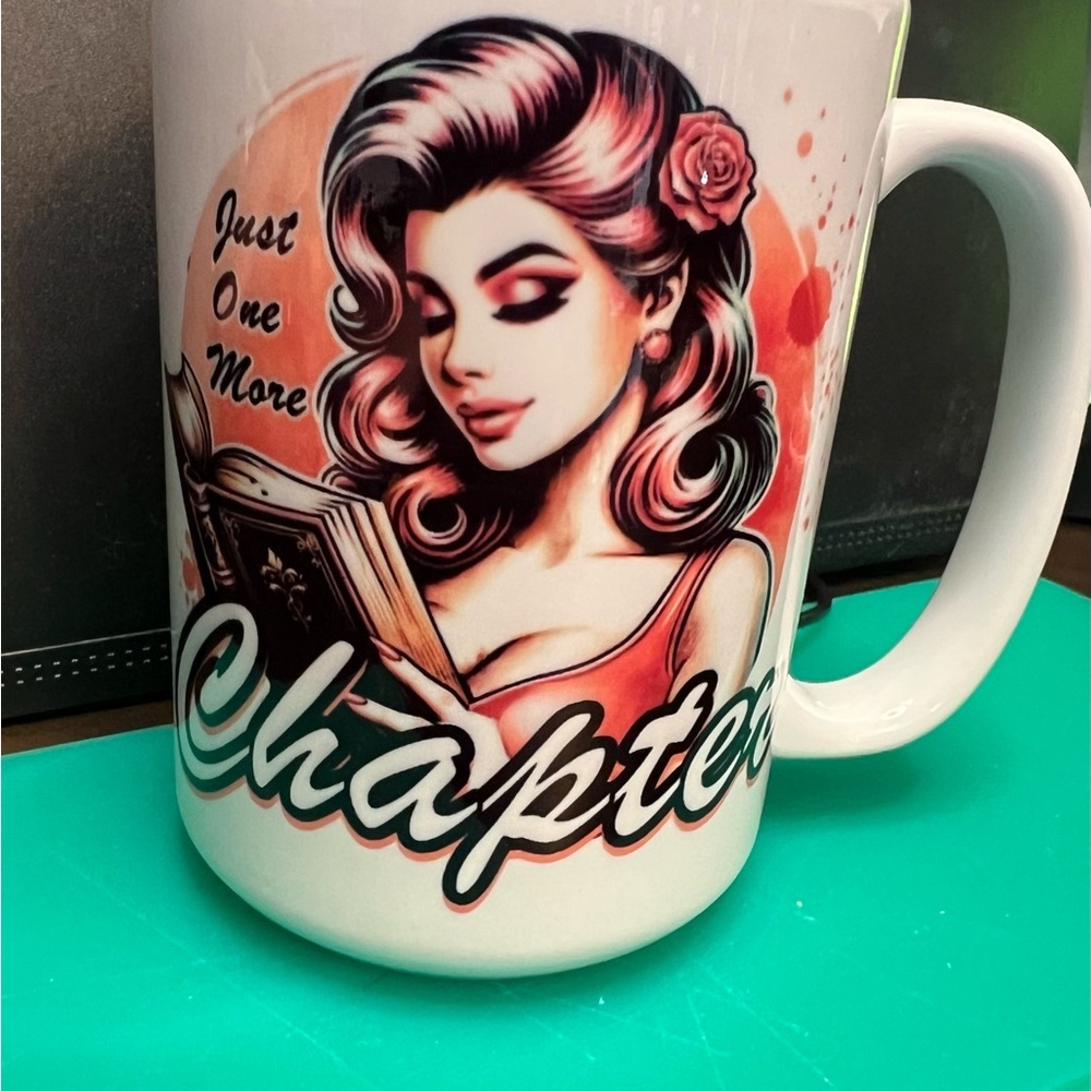 Stylish White and Pink Mug